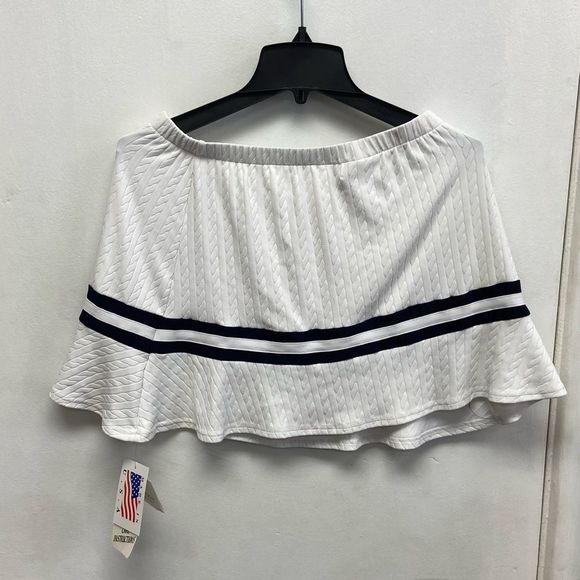 NWT Official Wimbledon Skirt Women’s size Large Nylon Spandex Blend - Picture 8 of 8